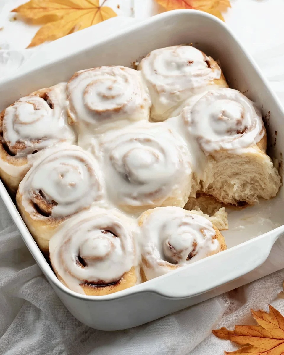 Indulge in Fluffy Maple Cinnamon Rolls: Your New Favorite Fall Treat